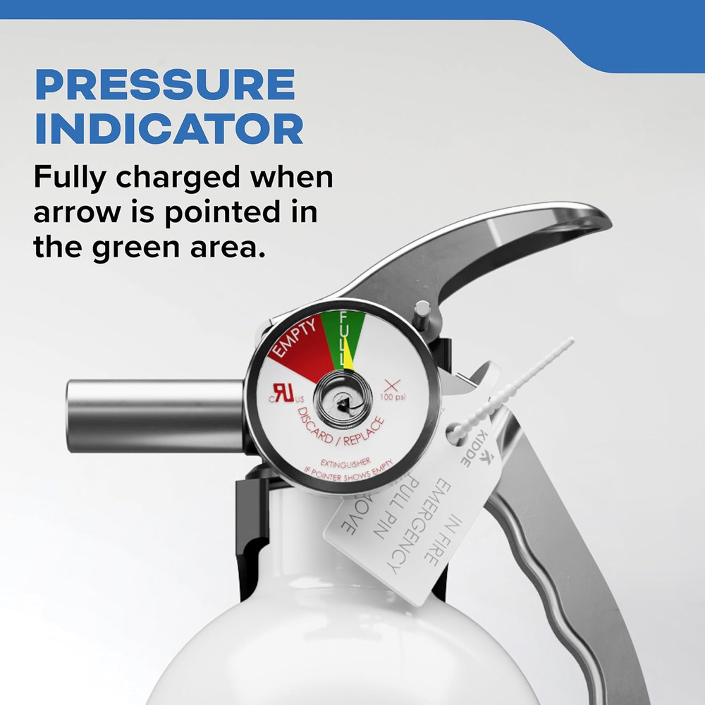 Fire Extinguisher for Boats, Single-Use 5BC