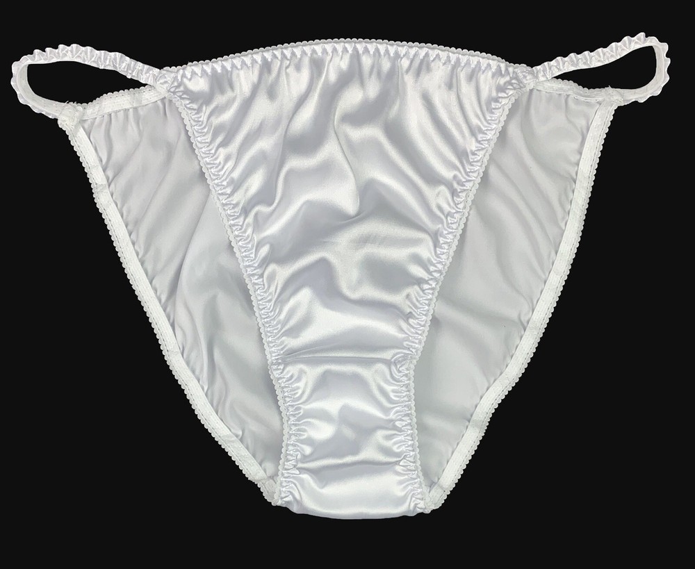 Satin String Thong, T-String & Bikini · Retro | 3-Pack | M/6