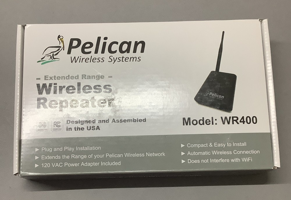 Pelican WR400 Wireless Repeater Extended Range (b500)
