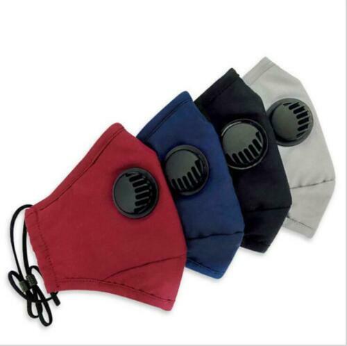 Only in Red PM2.5 Reusable Face Mask with Filter Pocket