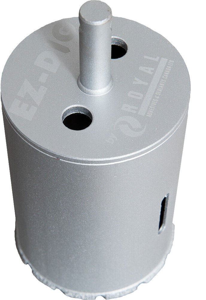Royal EZ Dig 80mm, Carbide Grit Core Bit Replacement New Open Box