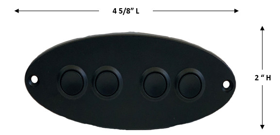 Mulin Electric Switch - MLSK14-E 4 Button Power Recliner Switch