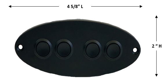 Mulin Electric Switch - MLSK14-E 4 Button Power Recliner Switch