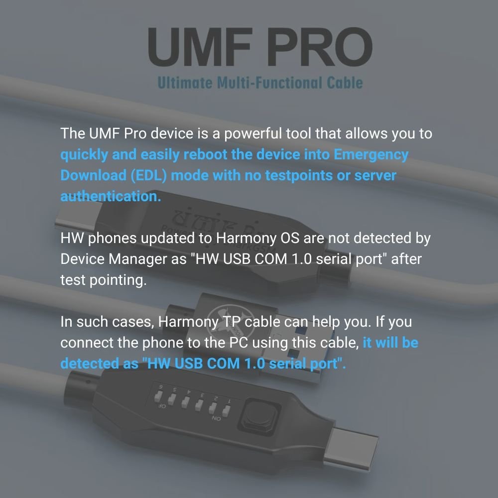 UMF Pro Ultimate Multi-Functional EDL Mode Cable