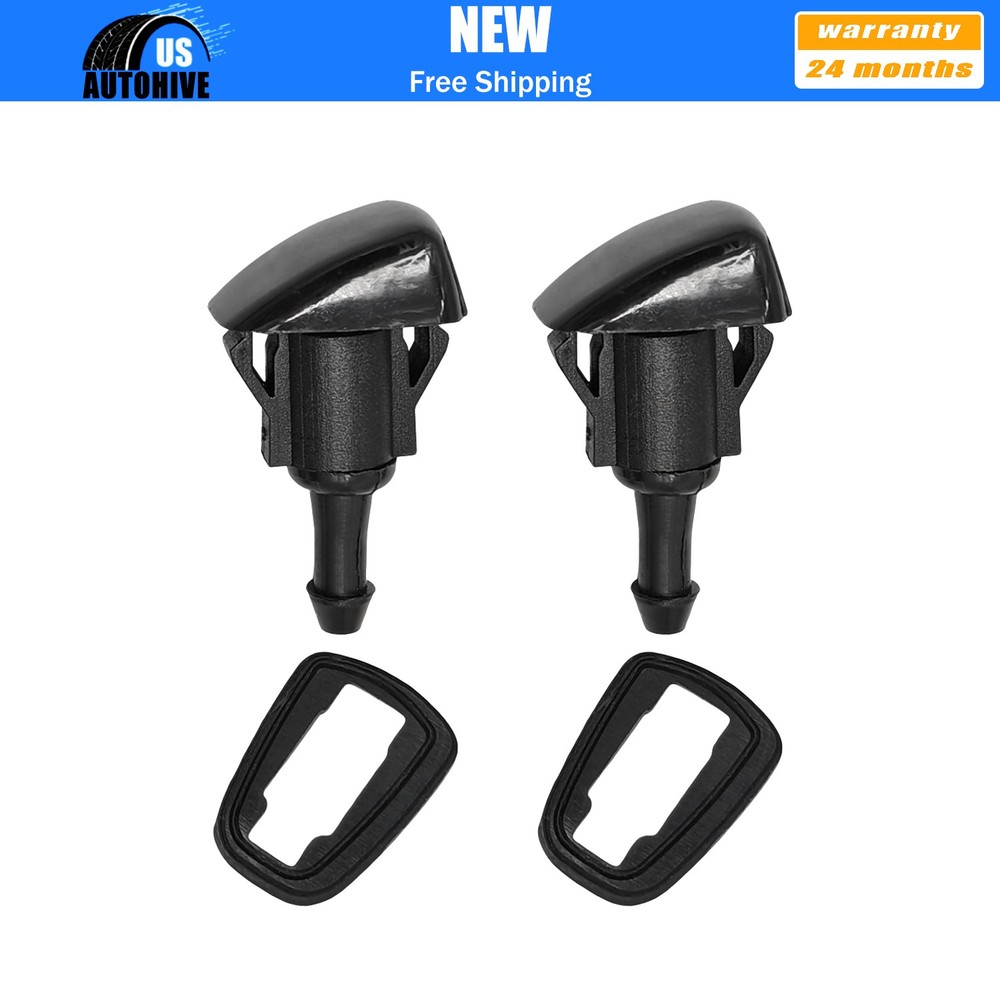 2PCS Front Windshield Washer Nozzle Jet for 2005-2007 Toyota Sequoia