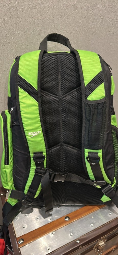 Speedo Green Black Swimming Backpack
