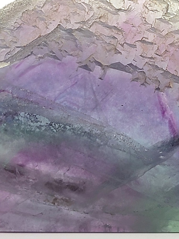 Rainbow Fluorite Slab- WYSIWYG