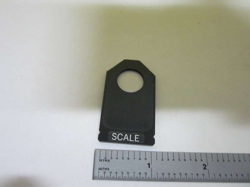 MICROSCOPE PART SCALE SLIDE OPTICS AS IS BIN#U7-11