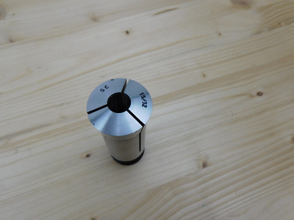 5C 15/32 Round Collet For Machining with Internal Threads