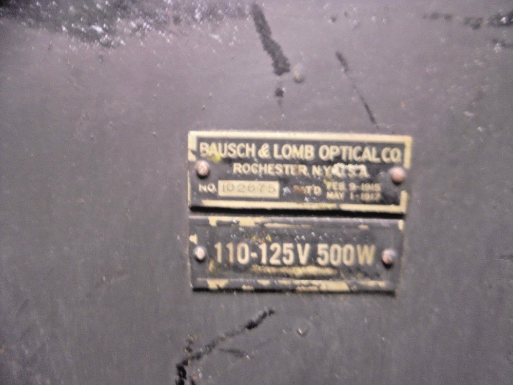 Vintage Bausch & Lomb Projector Magic Lantern