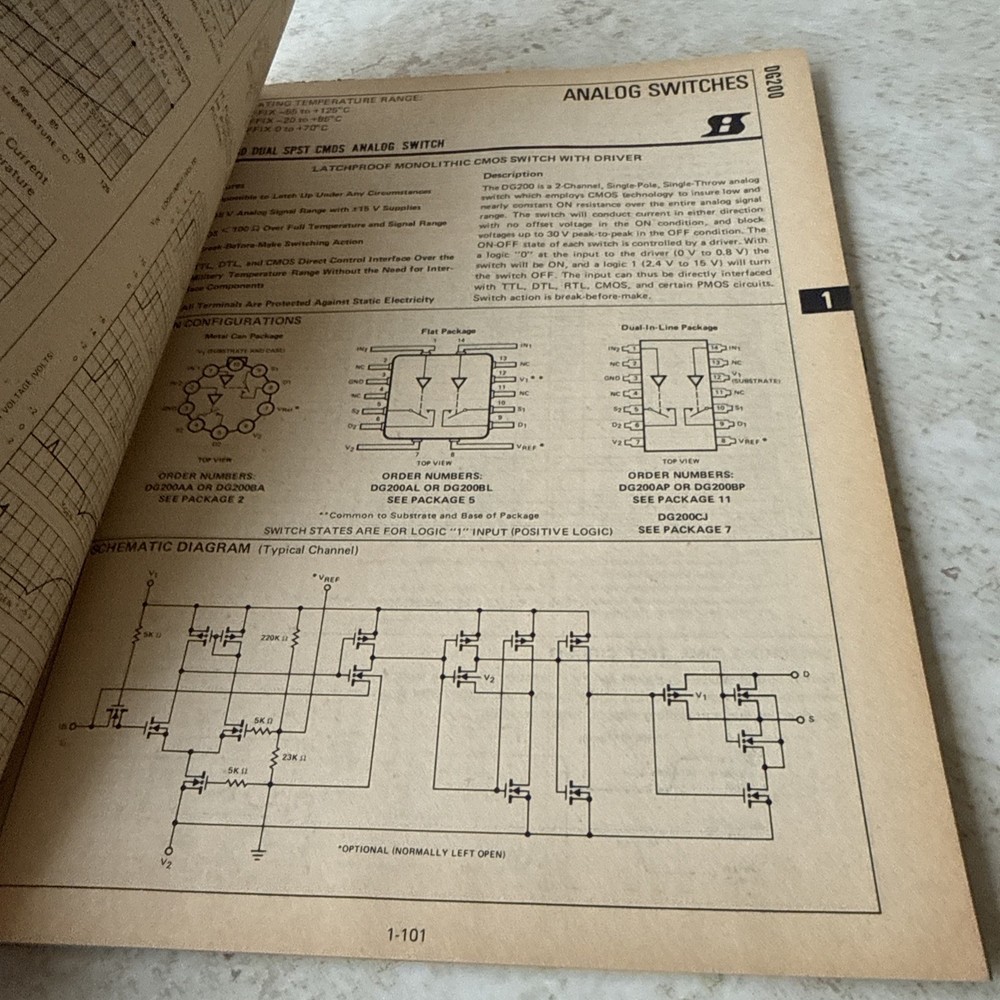Siliconix Analog Switch Data Book 1976