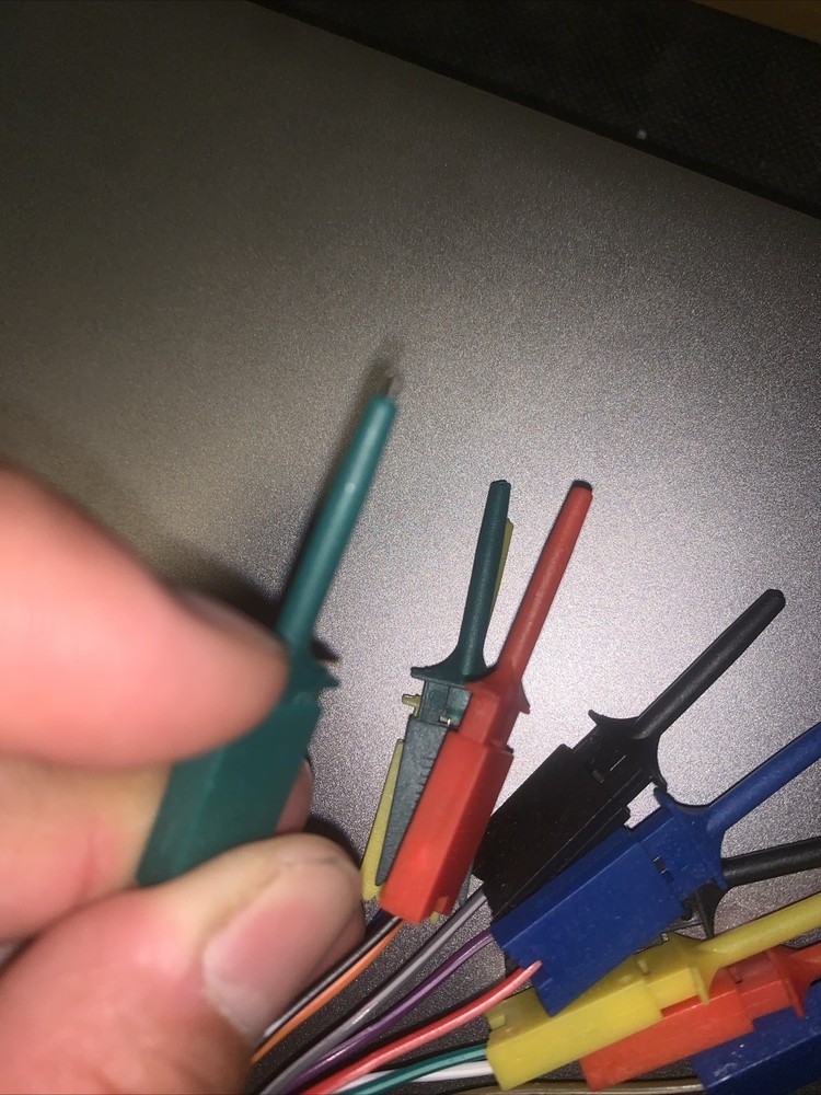 Test Hook Clips Hook Clamp Kit 5 Colors Cables Logic Analyzer Probe Test