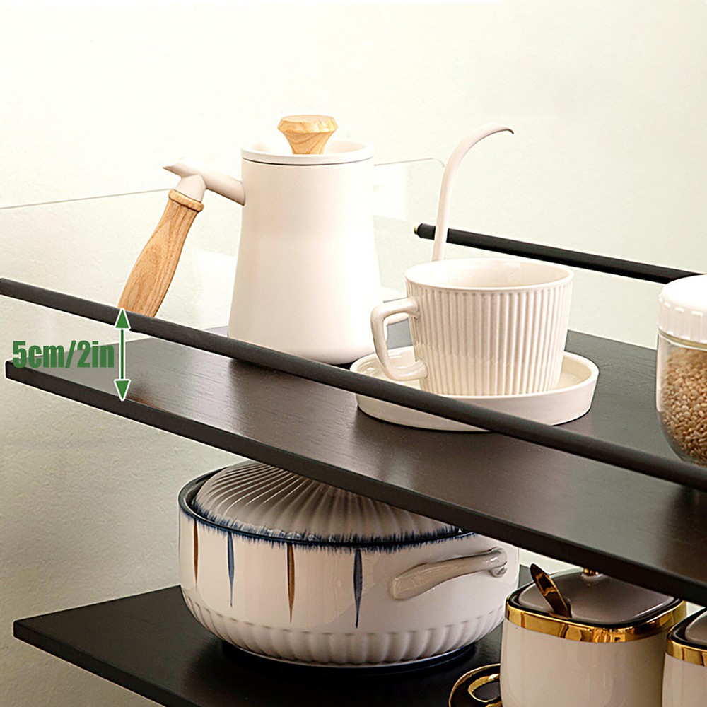 Acrylic End Table,Rectangle Side Table, Bamboo Acrylic Modern End Table