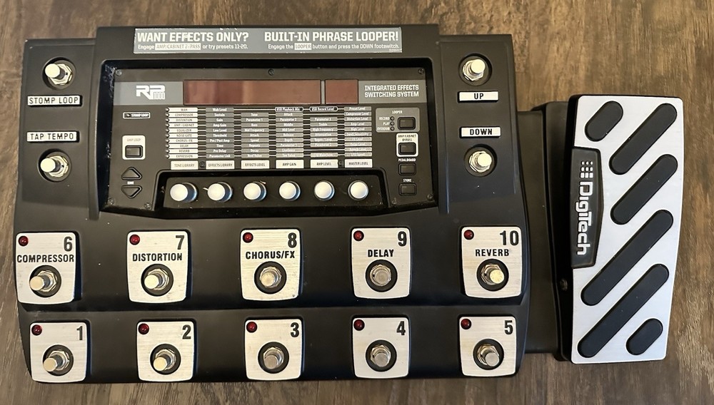 DigiTech RP1000 Multi-Effects Switching System Pedal Guitar Processor Looper
