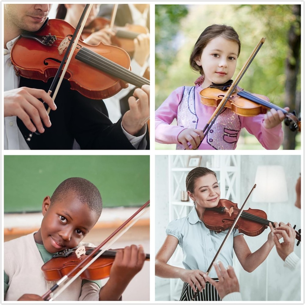 Fansjoy 2 Sets Violin Strings Full Set (G-D-A-E), Universal Violin Strings with