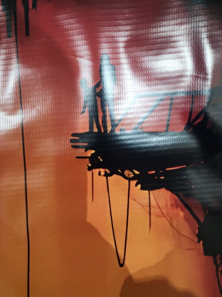 Terminator 2 Ending Lowered Terminated Vinyl Banner
