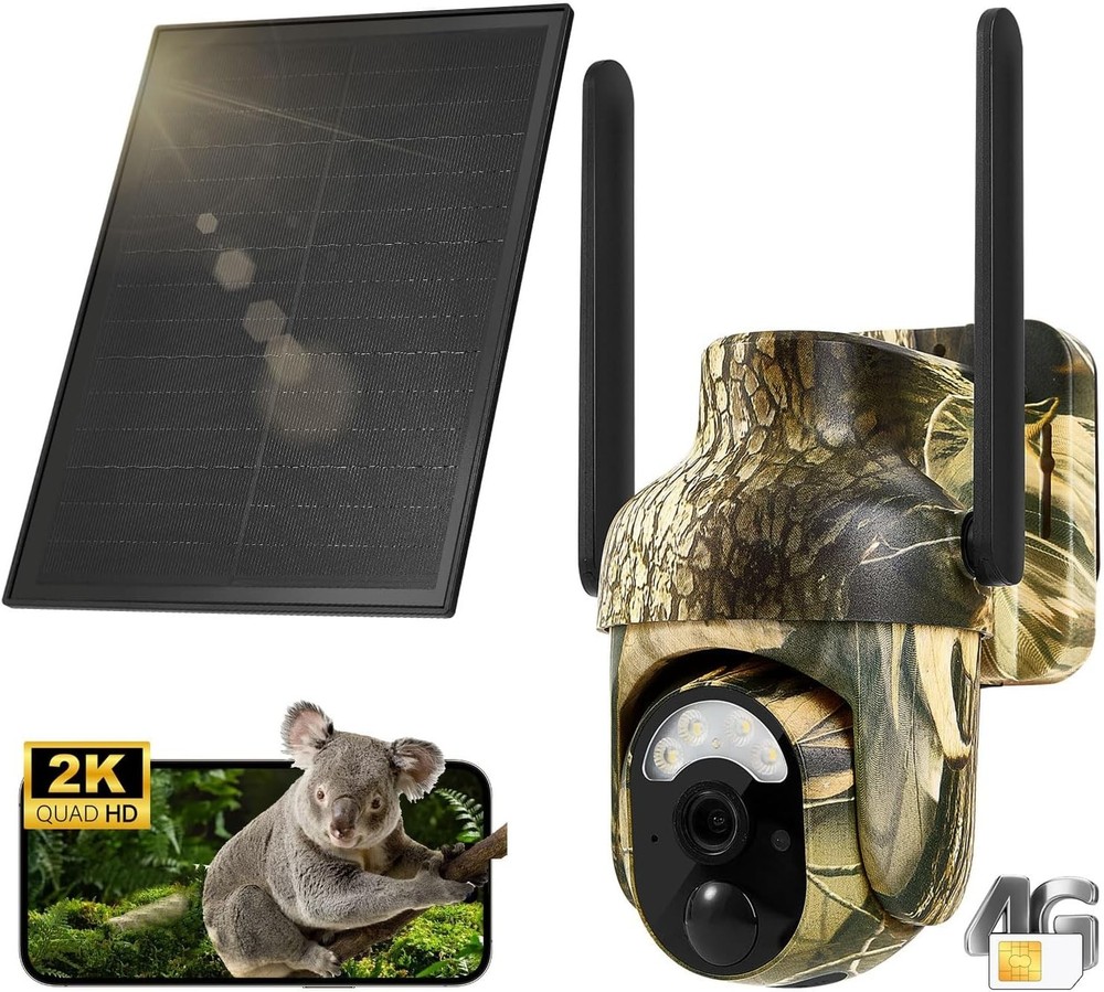 Solar Powered 4G LTE Trail Camera with Live Streaming