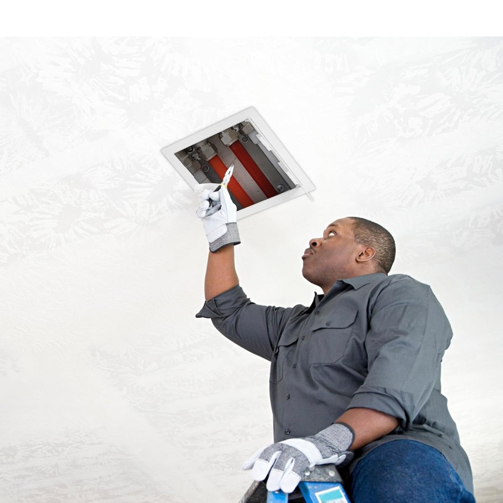 Plastic Access Panel 8x8 Inch for Drywall Ceiling Plumbing Removable Door