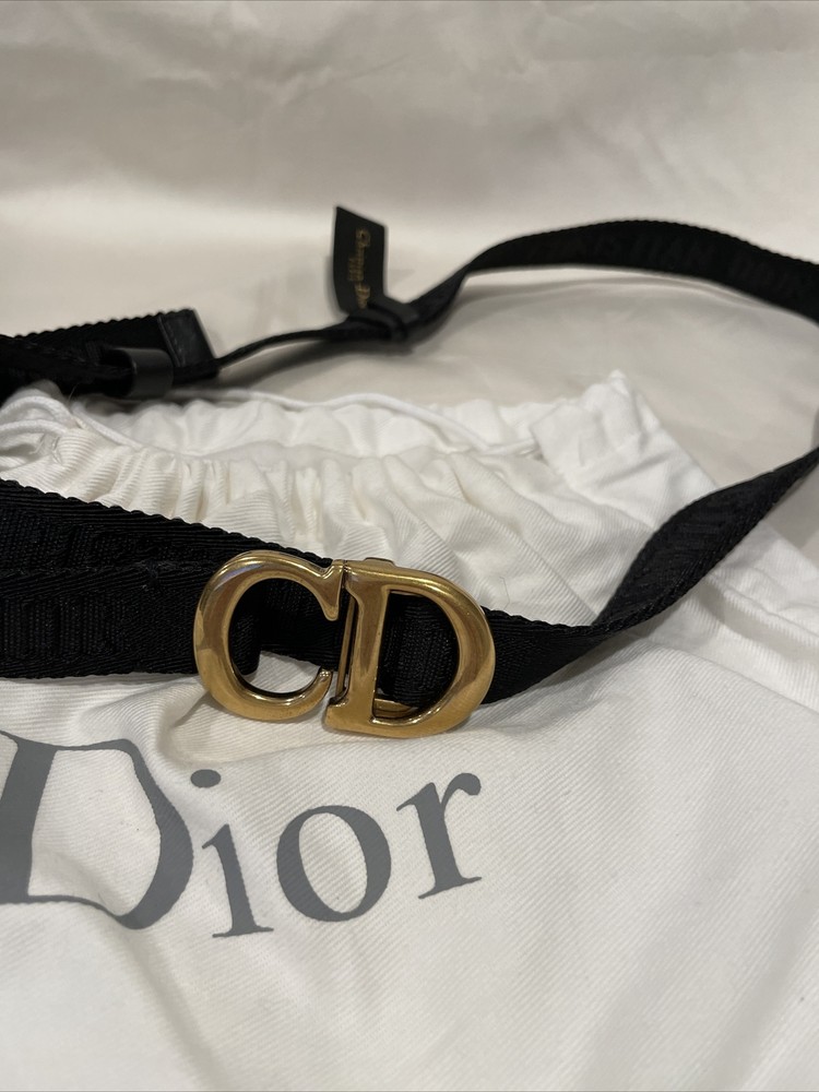 BNWT DIOR FABRIC CD BELT