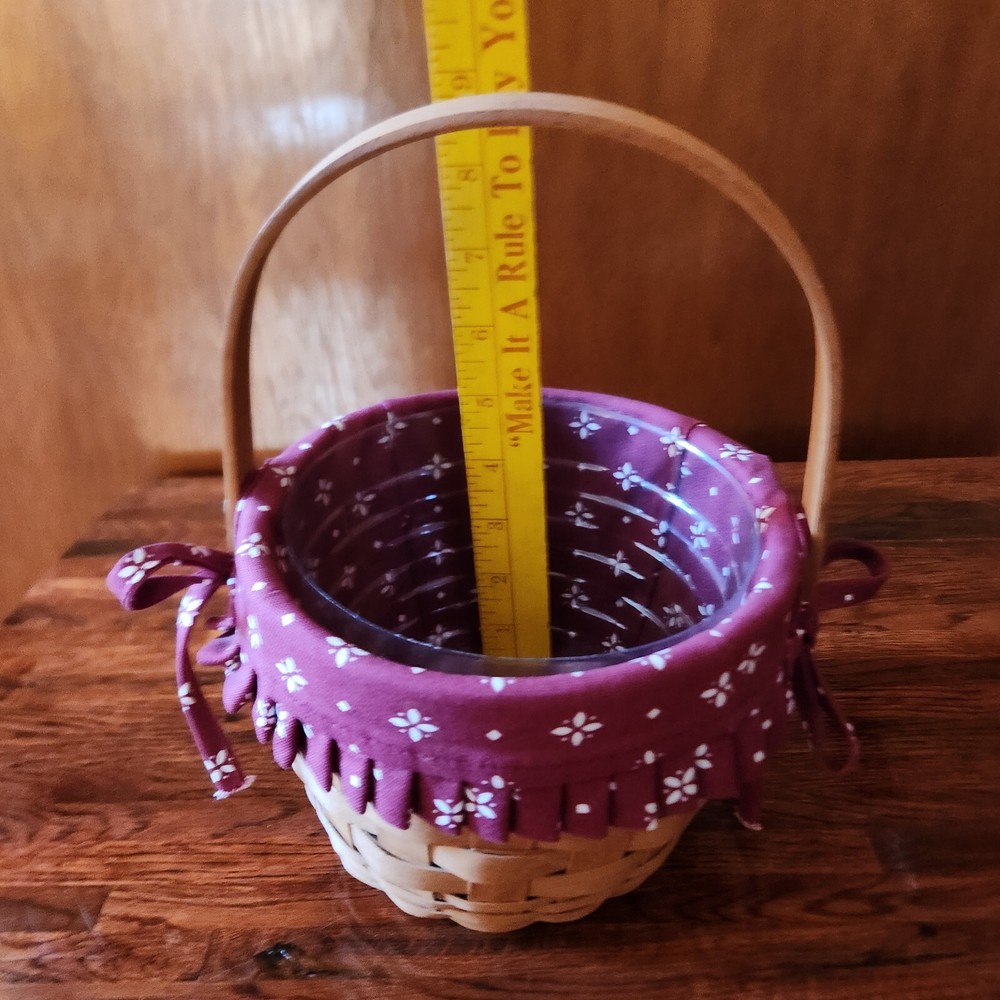 Longaberger Small Fruit Basket 13005 Round Storage