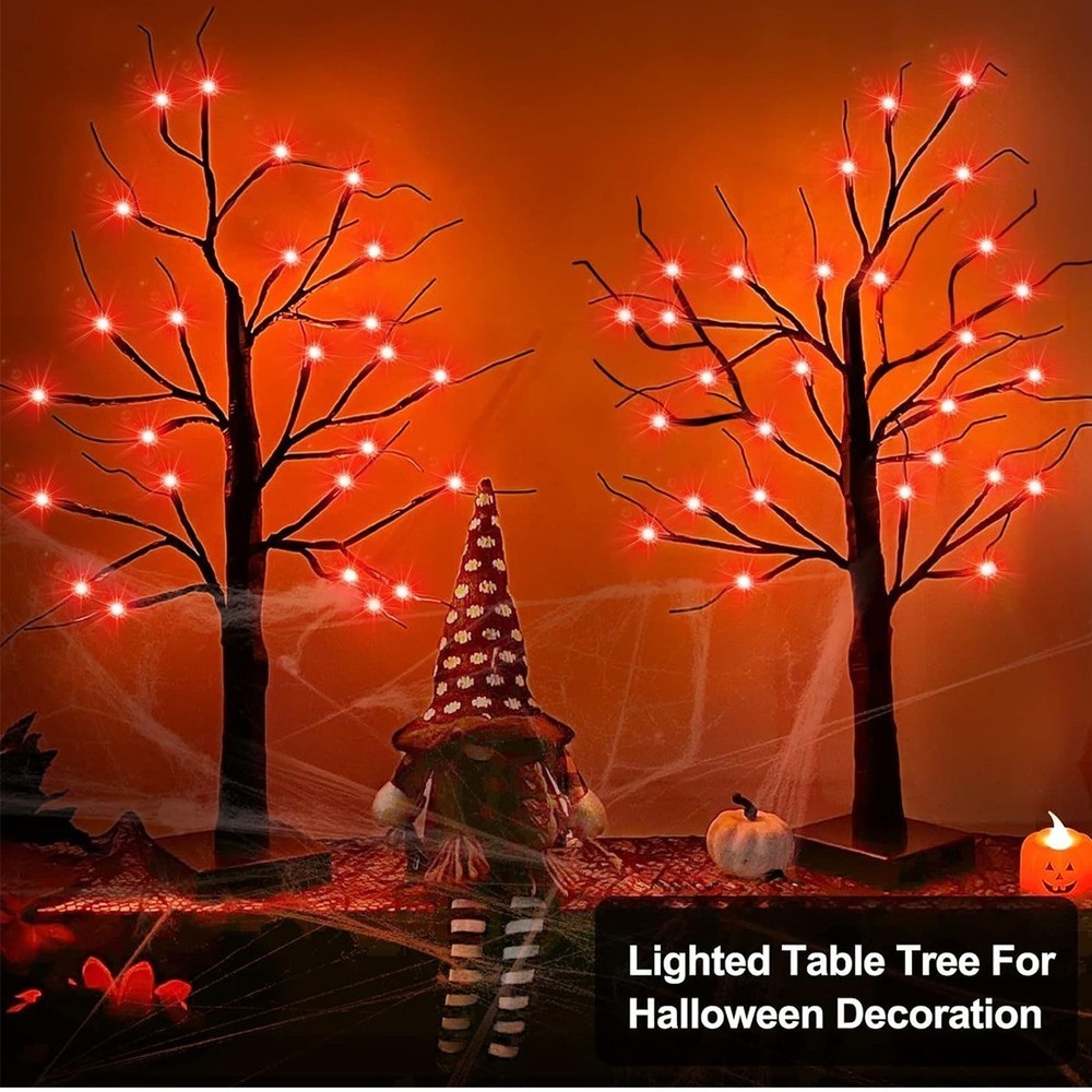 Spooky Halloween Tree Light Indoor Decoration.