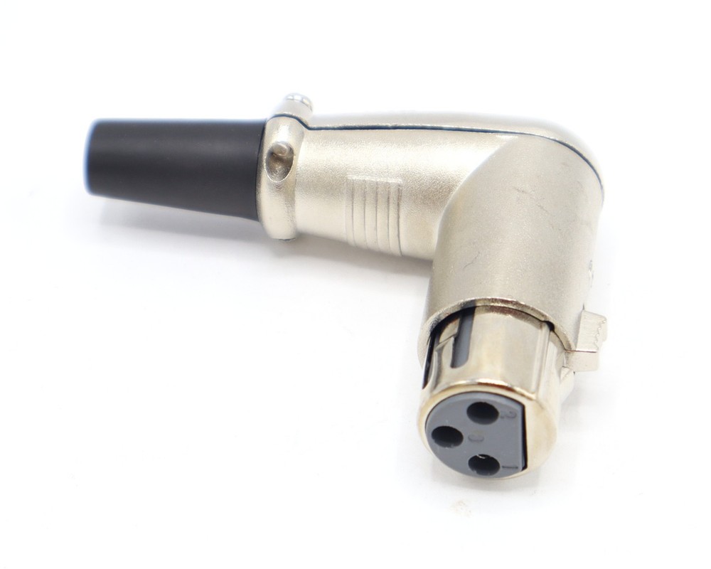 12-1073 Female XLR Right Angle Connector
