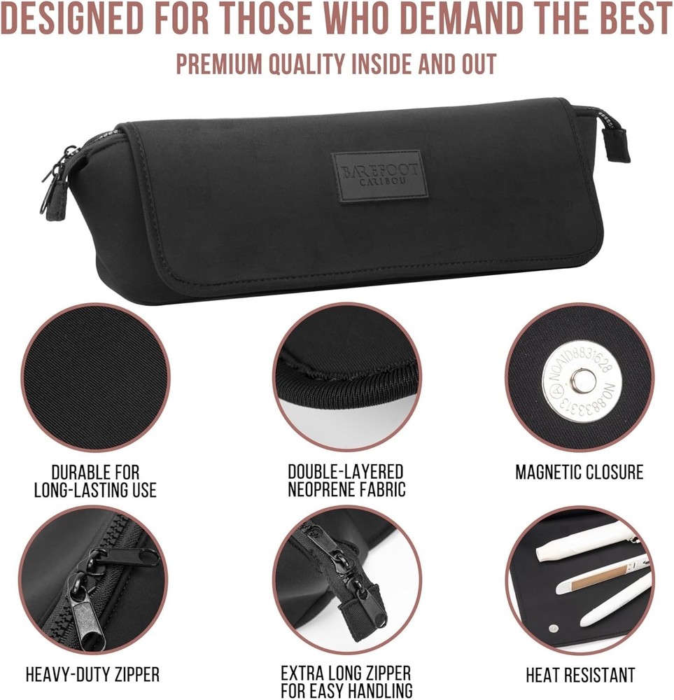 Heat Resistant Flat Iron Holder & Organizer