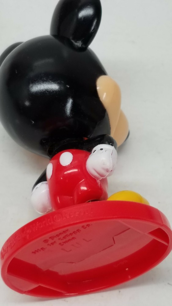 Walt Disney World Resort Kellogs Plastic Mickey Mouse Bobble Head 3"