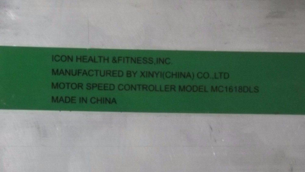 NordicTrackTreadmill Motor Controller MC1618DLS 386816 386762