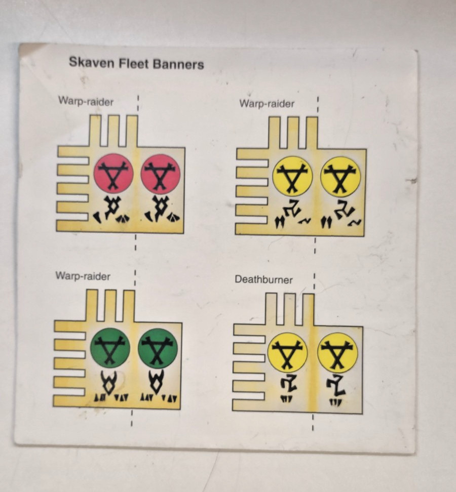 Warhammer Skaven fleet Banners