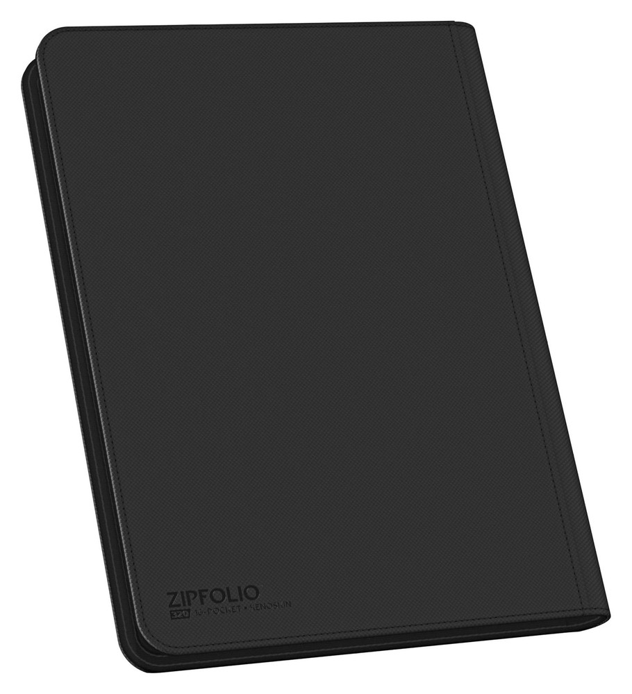 Ultimate Guard Zipfolio 320 - 16 Pocket Xenoskin Black