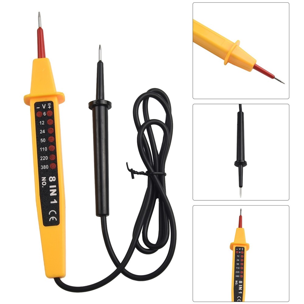 Voltage Tester Dimensions Display Elements Frequency Range Material Plastic