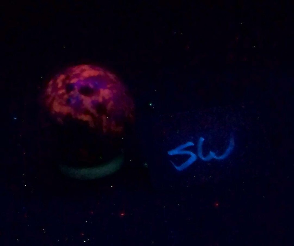 Fluorescent Mont St Hilaire Canada Hackmanite 29mm Sphere 4882