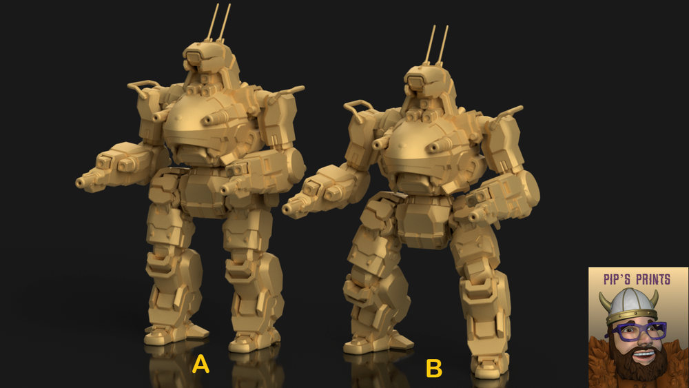 ANH-1X Annihilator For Battletech CGL Scale Syllogy Two Variations!
