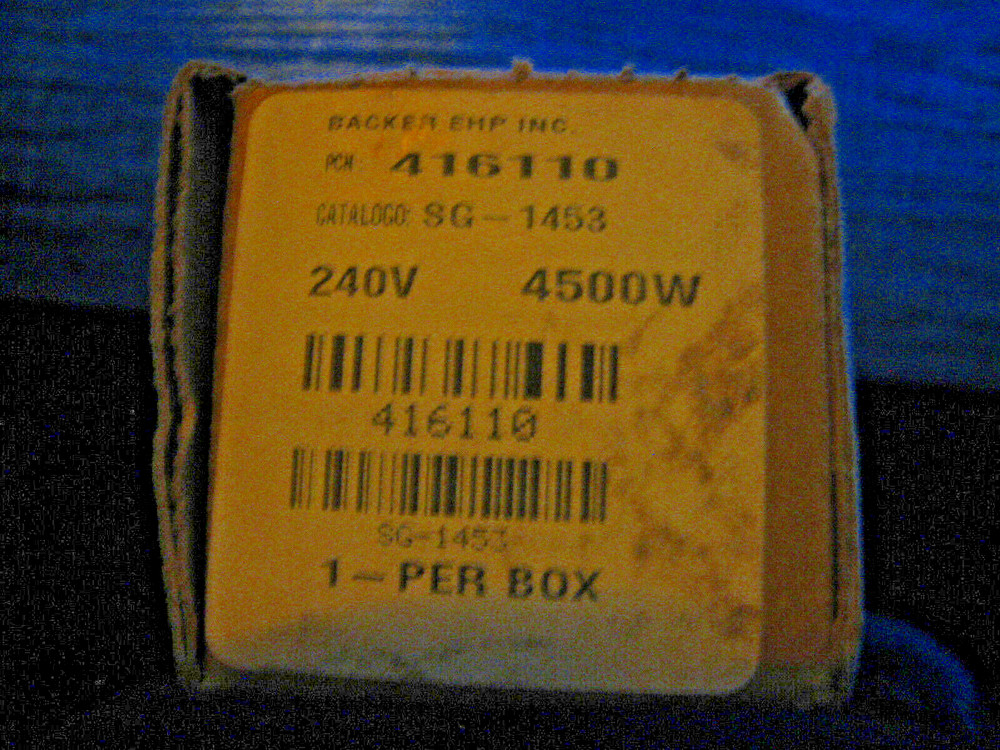 Backer EHP INC Screw-In Water Heater Element 3800W 240V