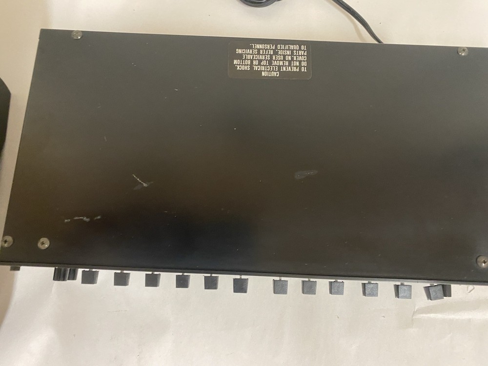 Vintage Numark EQ2100 6-Band Stereo Frequency Equalizer Works