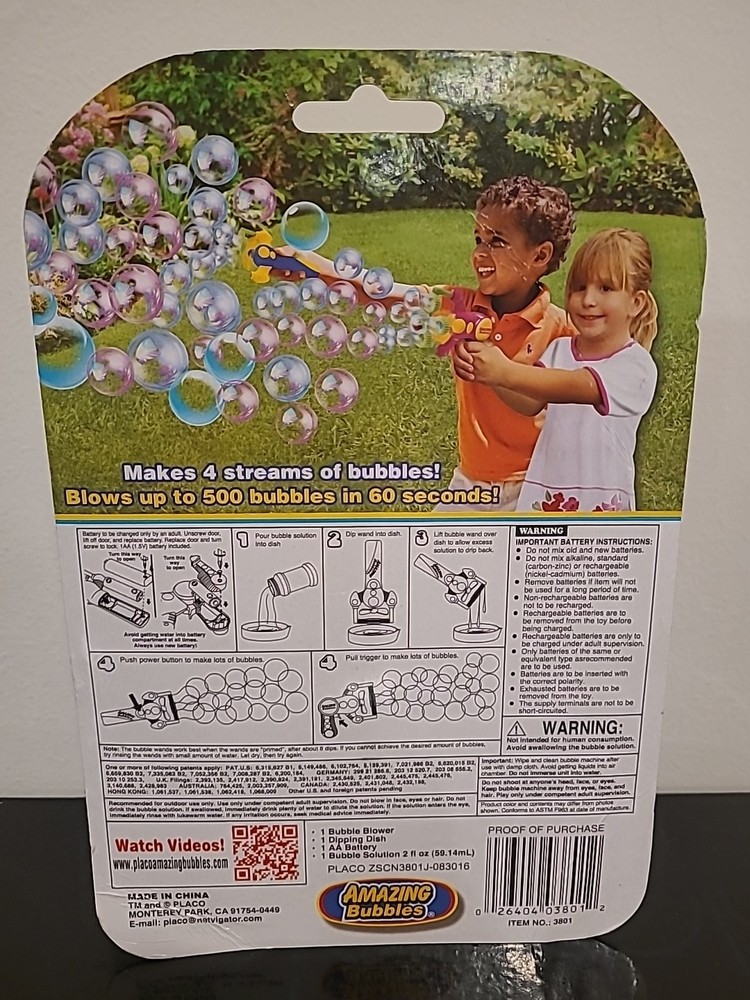 Amazing Bubbles Bubble Squirter