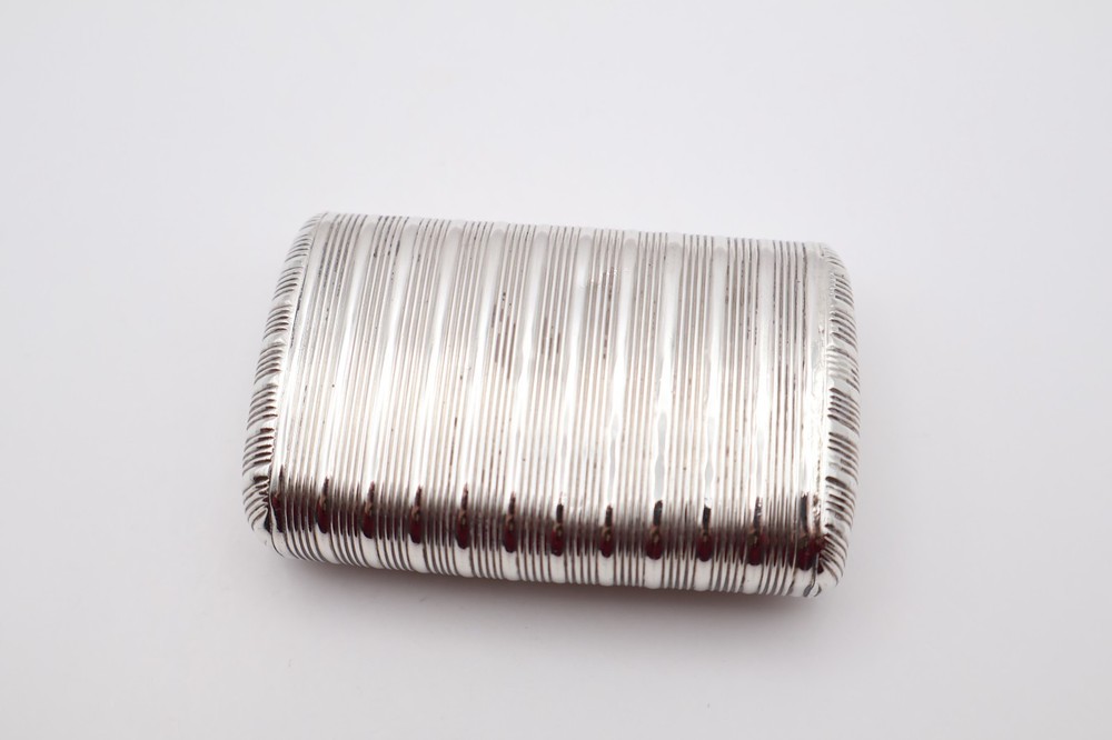 Quality Antique Solid Silver Large Snuff Box Hallmarked Birmingham C.1800