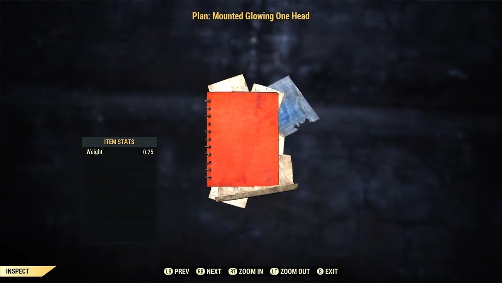 (Xbox) Mounted Glowing One Head Plan