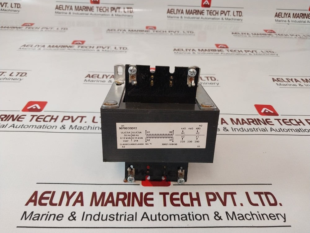 Square d 9070eo3d12 industrial control transformer