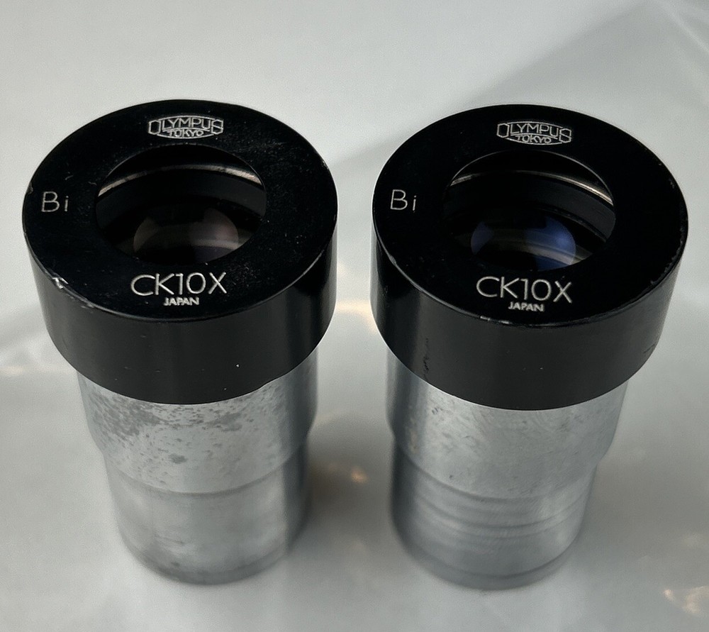 Olympus Japan Eyepiece - CK10X - Microscope Ocular Pair