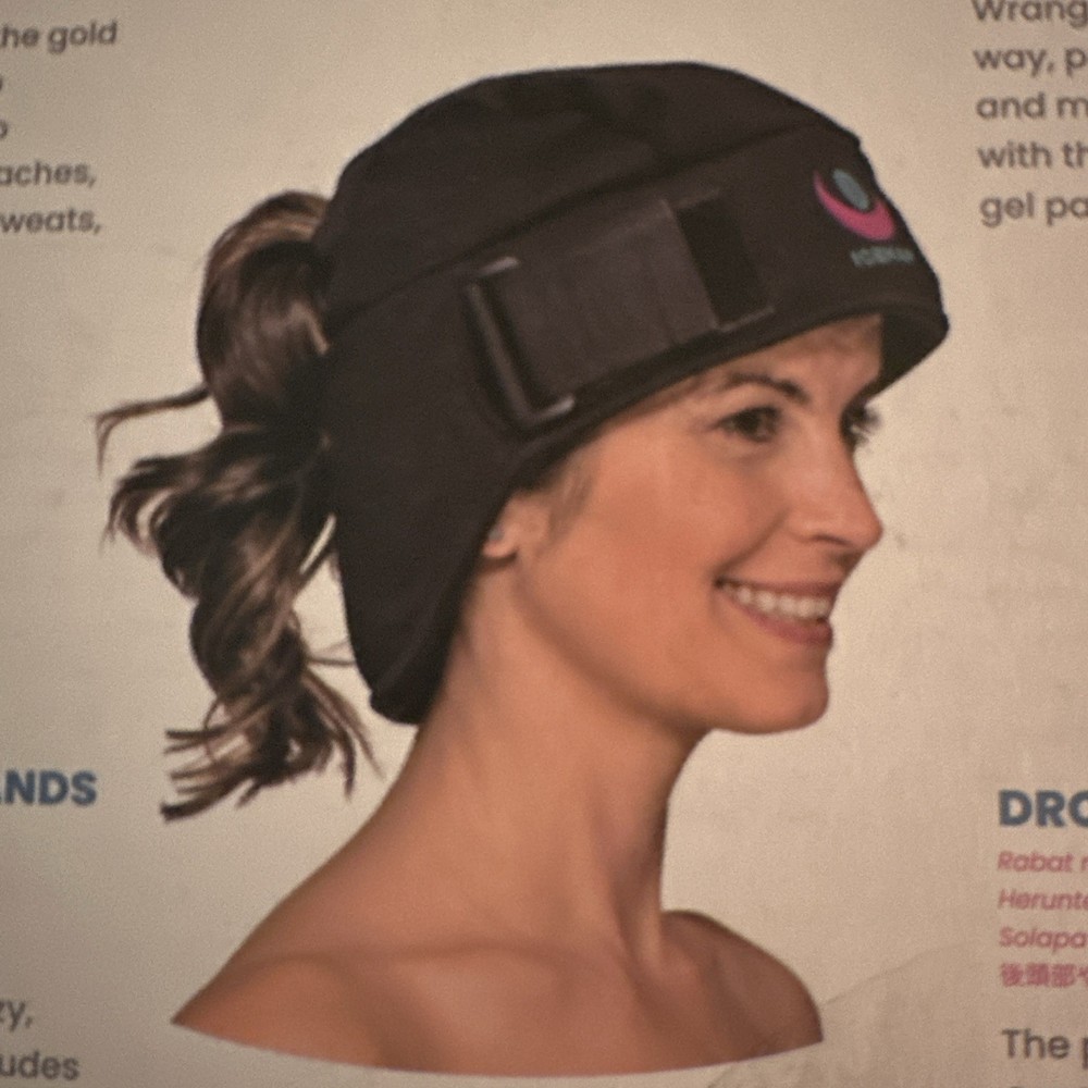 ICEKAP THERAPEUTICS COOLING & WARMING COMPRESS CAP/ NIB