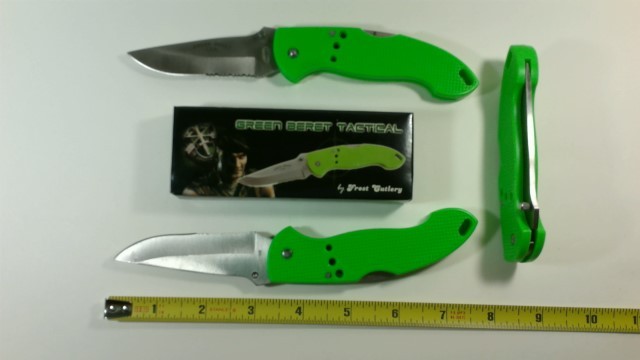 Green Berrete knife