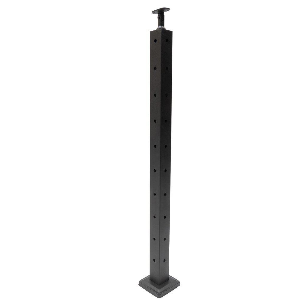 Square Cable Railing Post Wood Concrete Level Deck Corner Post Stainless