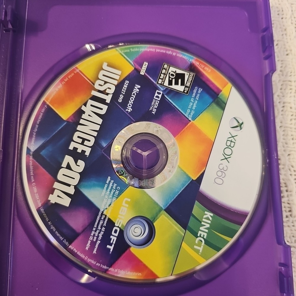 Microsoft Xbox 360 Kinect Motion Sensor Bar ~ w Just Dance 2014 Working & Clean