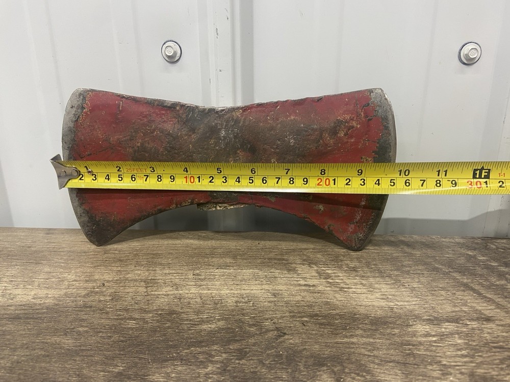 VINTAGE Double Bit Crown Pattern Axe Head 10'' 4.30lbs