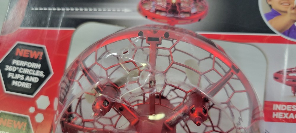 *D) The Original Hover Drone Star 360° Motion Controlled UFO - Red