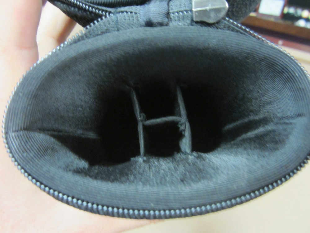 2x2 Pool Cue Case Black Crocodile Texture