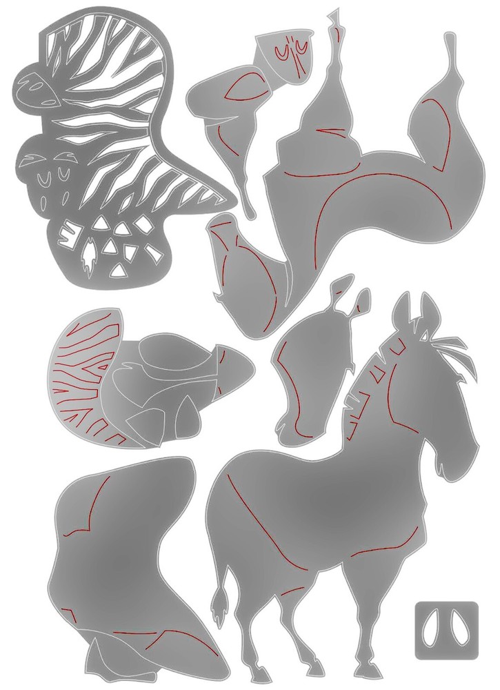 Sizzix Thinlits Winifred Colorize 8pc set #664430 Retail $34.99 by Tim Holtz