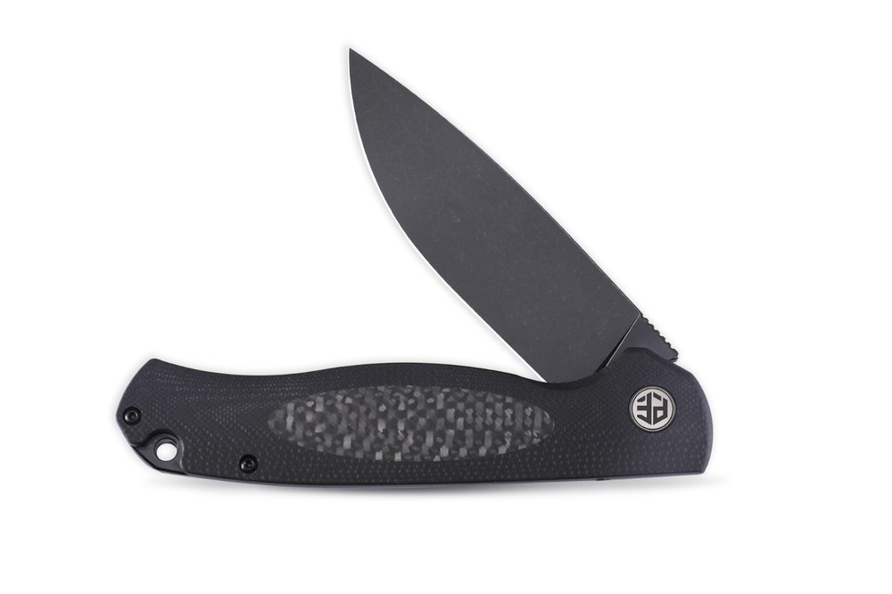 Petrified Fish PFB03 Stamp,D2 Satin/Stonewashed Blade,G10 Handle Folding knife